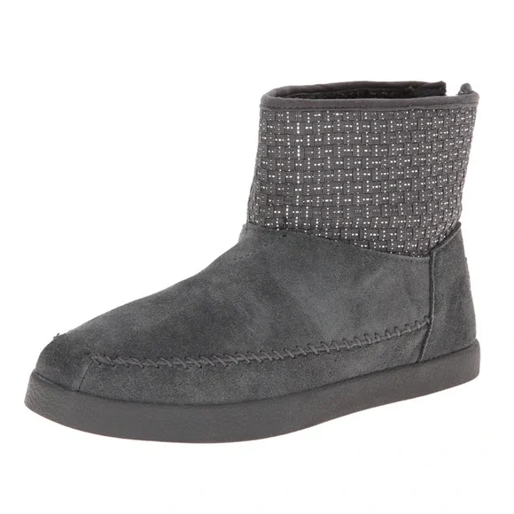 Bobs From Skechers Earthwise Groupie Gray Boots Size 8.5 - Picture 1 of 10